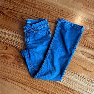 CAbi Women's Straight Leg Blue Jeans